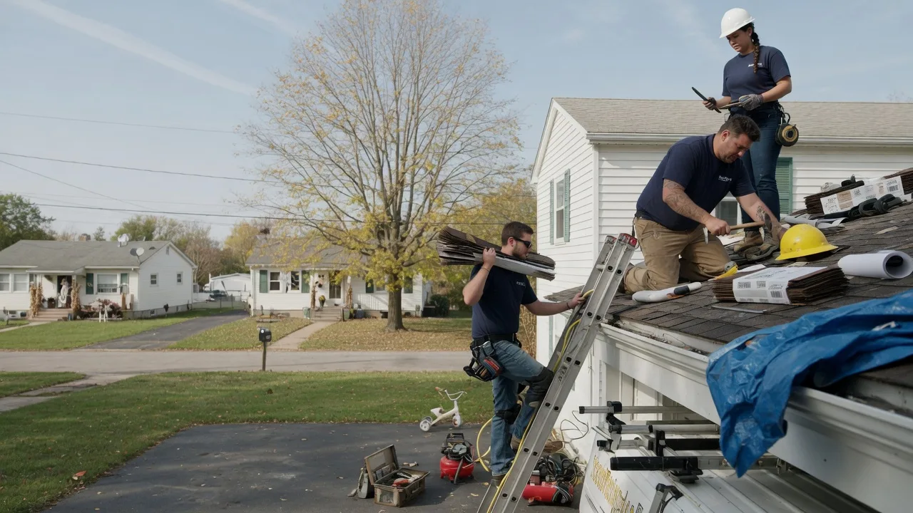 Local Roofing Contractors in Lewistown, IL near me